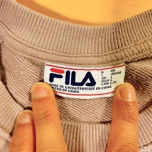 Lilac Fila Crew Sweatshirt Women’s